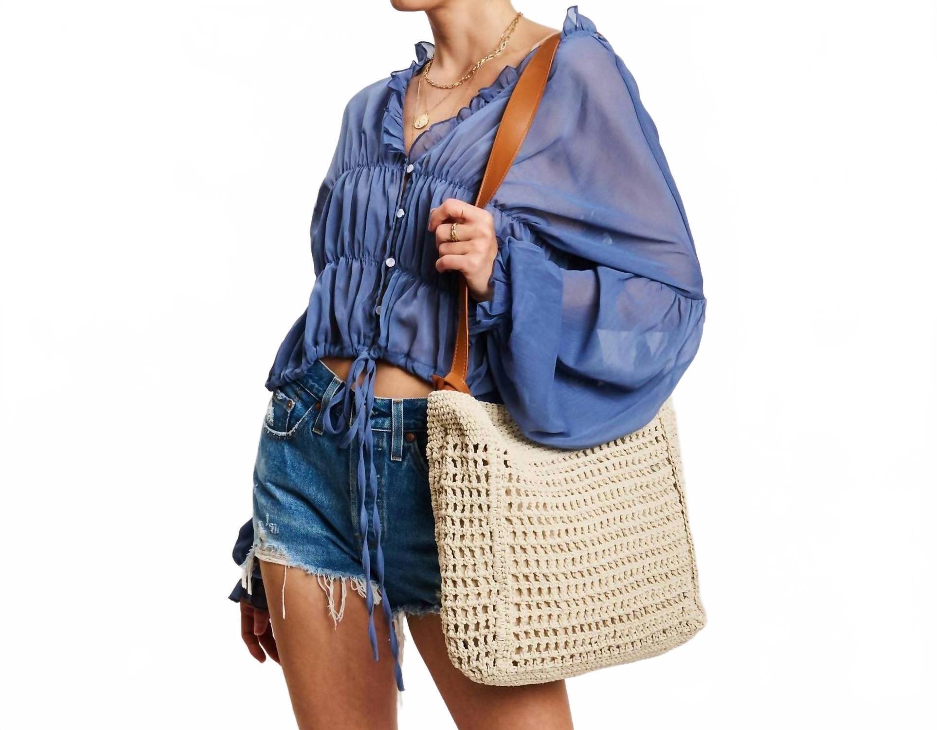 New Moda Luxe Women's Bree Shoulder Bag In Ivory Tan — image 6 of 8